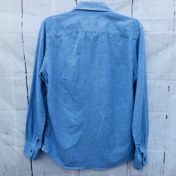 No Boundries Men’s button shirt sleeve shirt blue - Picture 3 of 7